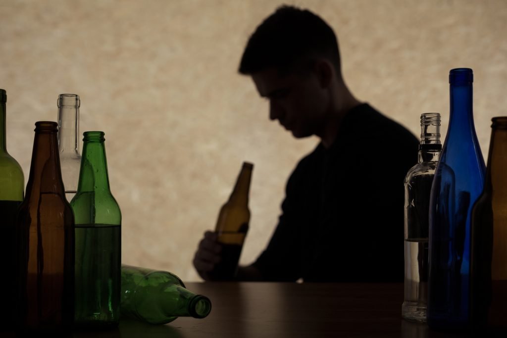 Adolescent drinking beer - alcoholism among young adults